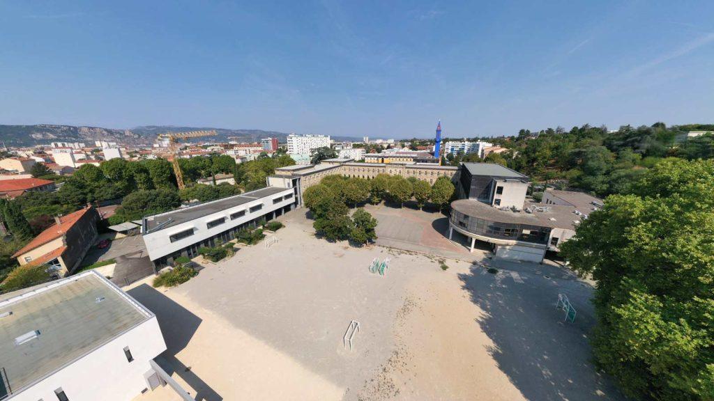 Vue Aérienne Ind Valence établissement Scolaire Privé